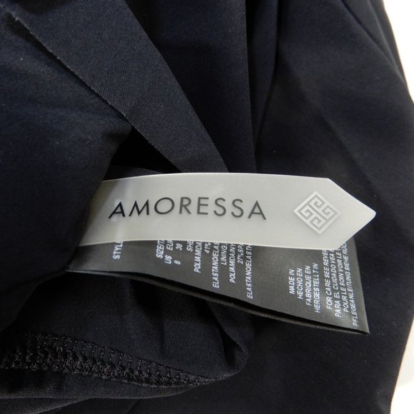 Amoressa by MIRACLESUIT Northern Lights Nova TANKINI TOP Size 8 Black NEW $142 - Picture 8 of 8